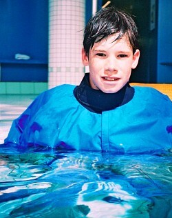 paddling clothes in the pool